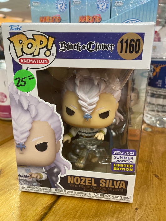 Black Clover Nozel Silva 1160 exclusive - Funko Pop! Vinyl Figure anime