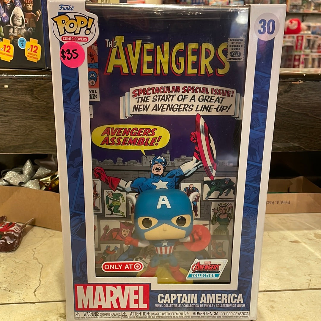 Marvel Avengers #30 Captain America - Funko Pop! Comic Cover