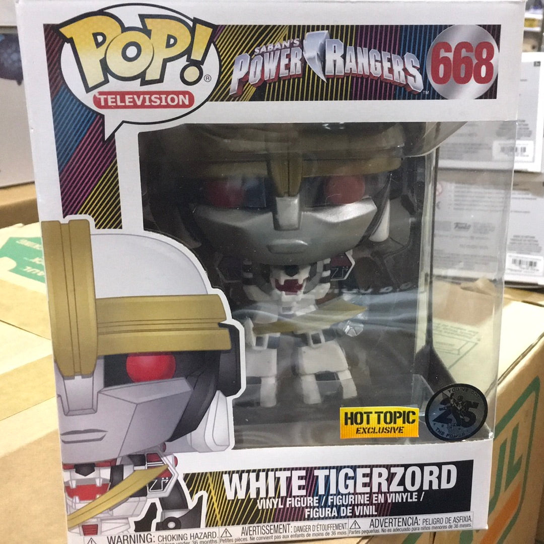 Power rangers White Tigerzord exclusive Funko Pop! Vinyl figure television