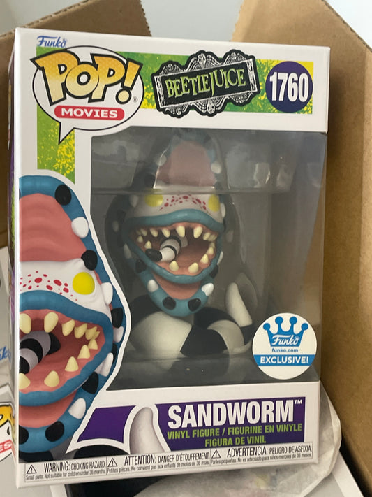 Beetlejuice sandworm 1760 exclusive Funko Pop! Vinyl Figure movie