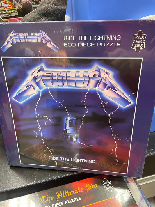 Metallica ride the lightning 500 piece puzzle new