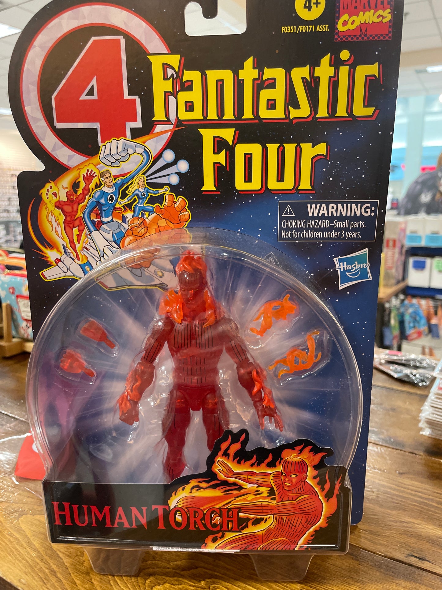 Fantastic four human torch retro Hasbro