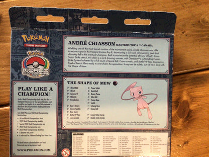 Pokemon 2022 London Championship Deck box sealed