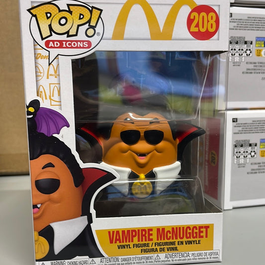 Ad icons McDonald’s Vampire McNugget 208 Funko Pop! Vinyl figure