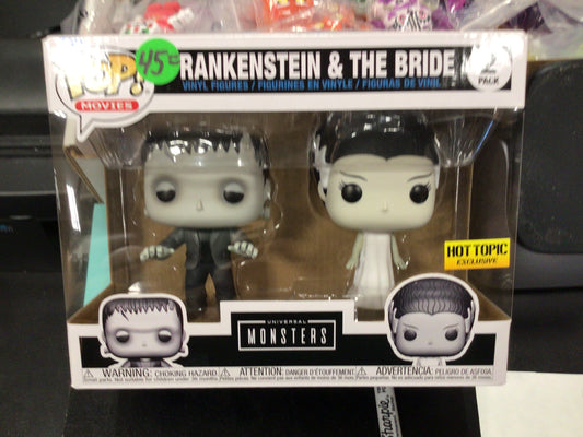 Universal Monsters frankenstein & the bride 2 pack Exclusive Funko Pop! Vinyl figure