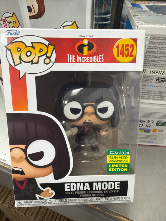 Incredibles Edna Mode 1452 exclusive Funko Pop! Vinyl Figure Disney