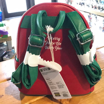 Star Wars Christmas Santa Grogu Exclusive Mini Backpack by Loungefly Mandalorian