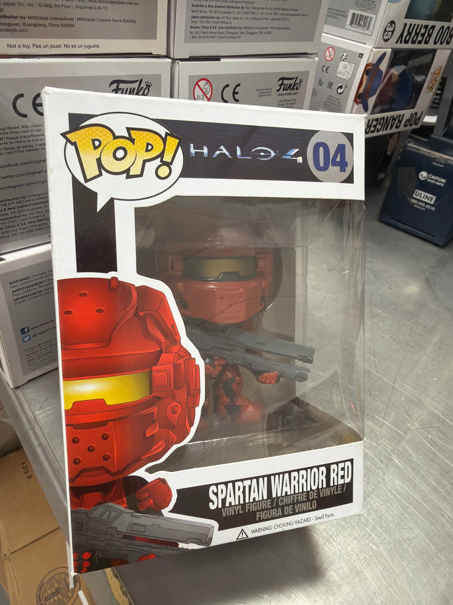 Halo Spartan warrior Red 04 Funko Pop! Vinyl figure games