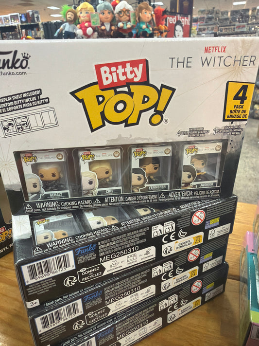 Bitty Pop Netflix the Witcher 4 pack