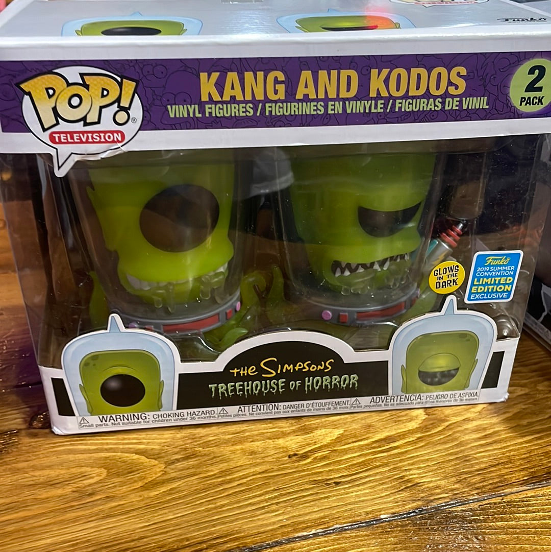 Simpsons Kang and Kodos 2-pack FUNKO Pop! Vinyl figure cartoon