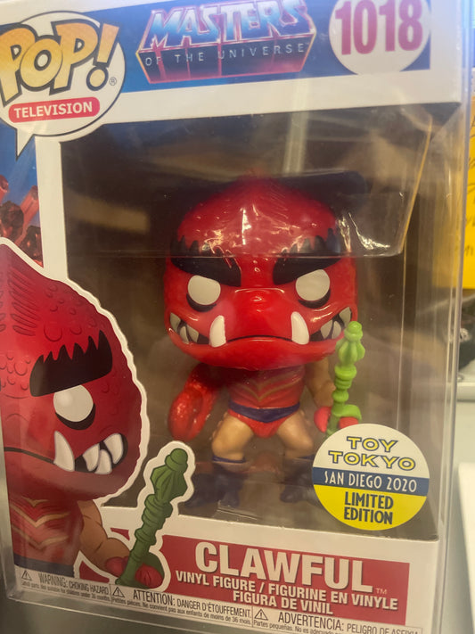 MOTU Clawful 1018 exclusive Funko Pop! Vinyl figure cartoon