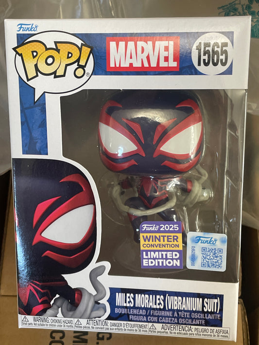 Miles Morales vibranium suit 1565 exclusive Funko Pop! Vinyl Figure marvel