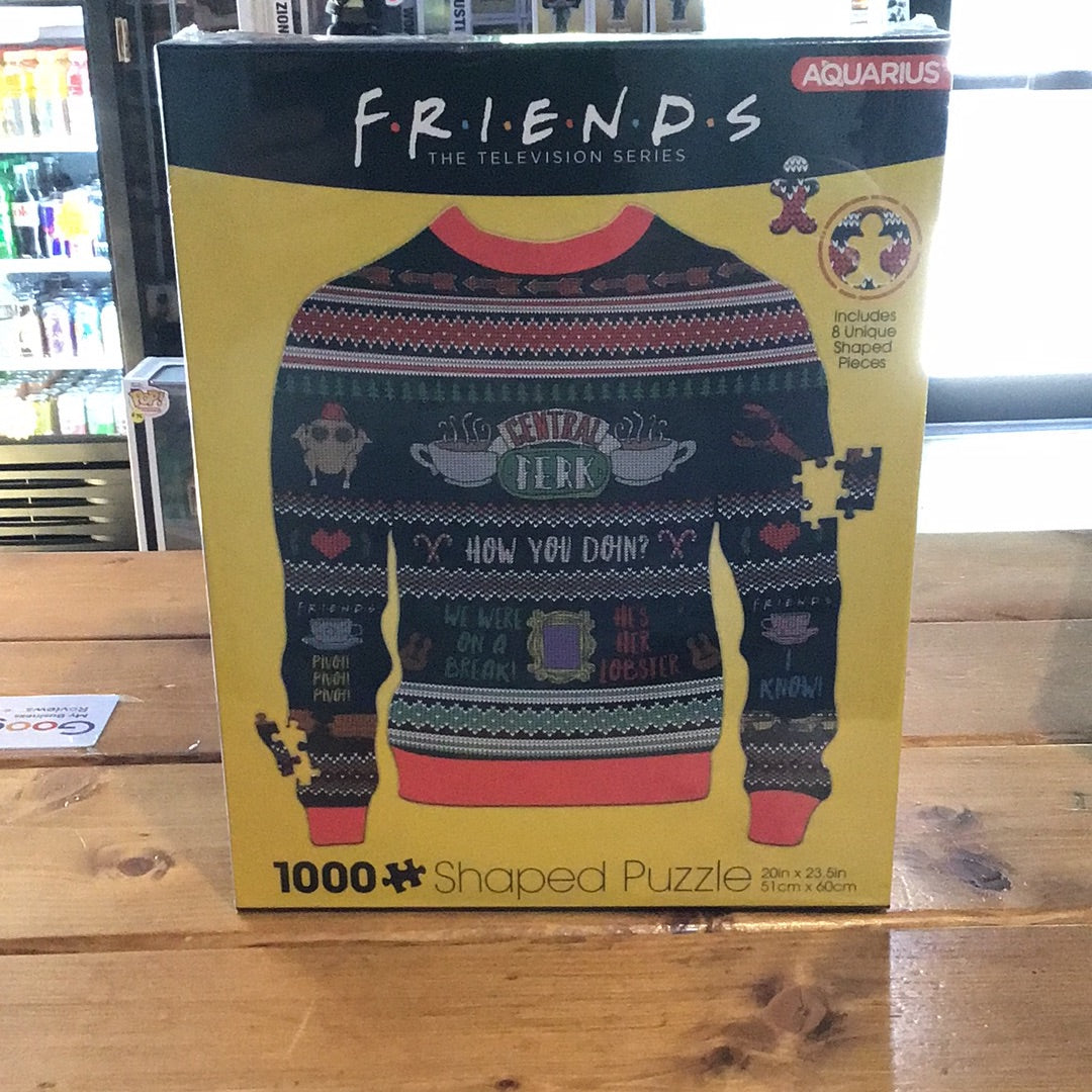 Friends Holiday Sweater 1000 piece puzzle new