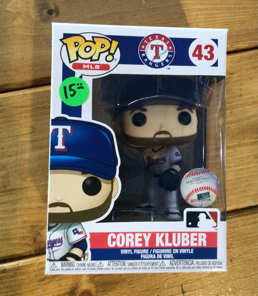 Corey Kluber #43- Texas Rangers - Funko Pop! Vinyl figure MLB sports