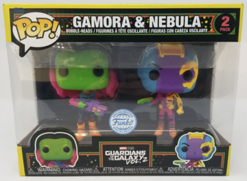 Marvel Blacklight Gamora vs Nebula exclusive - Funko Pop! Vinyl Figure