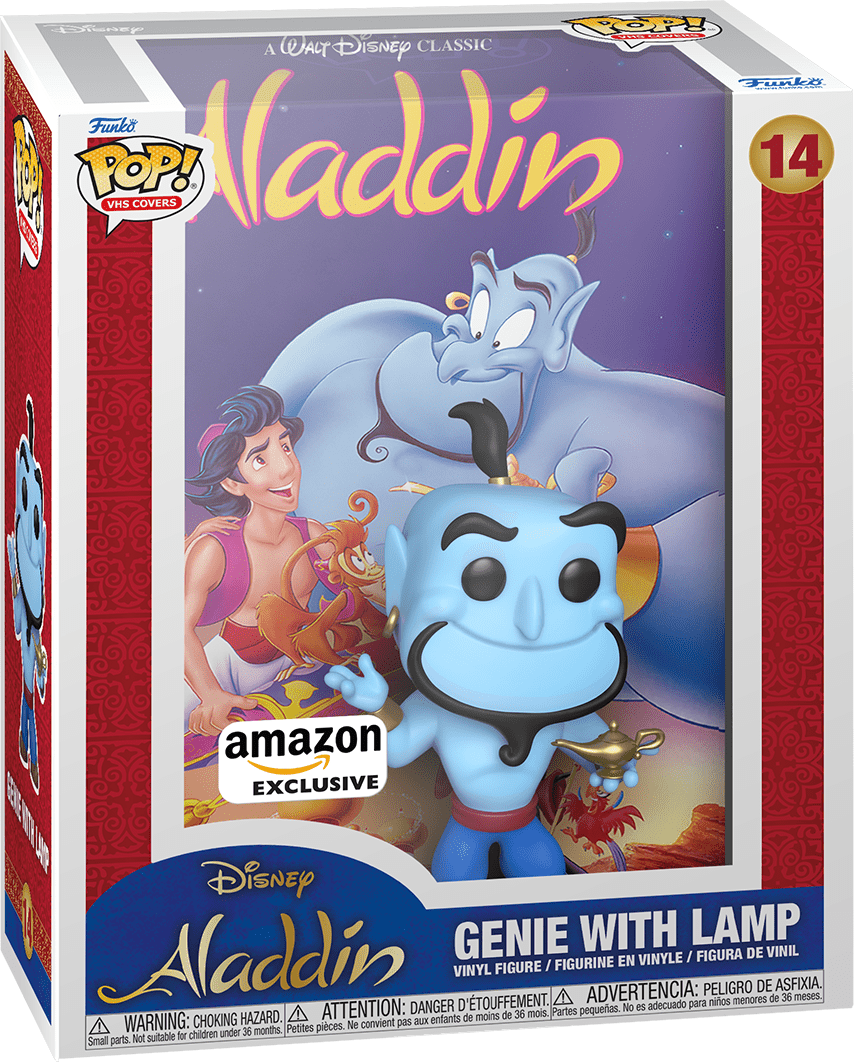 Genie with Lamp VHS Cover #14 Disney
