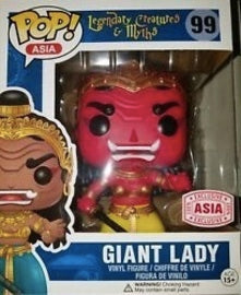 Asia Myth POP Asia Exclusive #99 Red Giant Lady Funko Pop! Vinyl figure