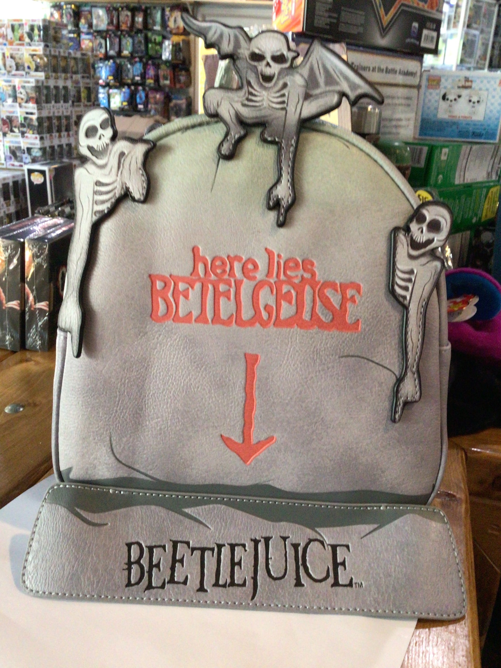 BEETLEJUICE™ Tombstone Crossbody Bag