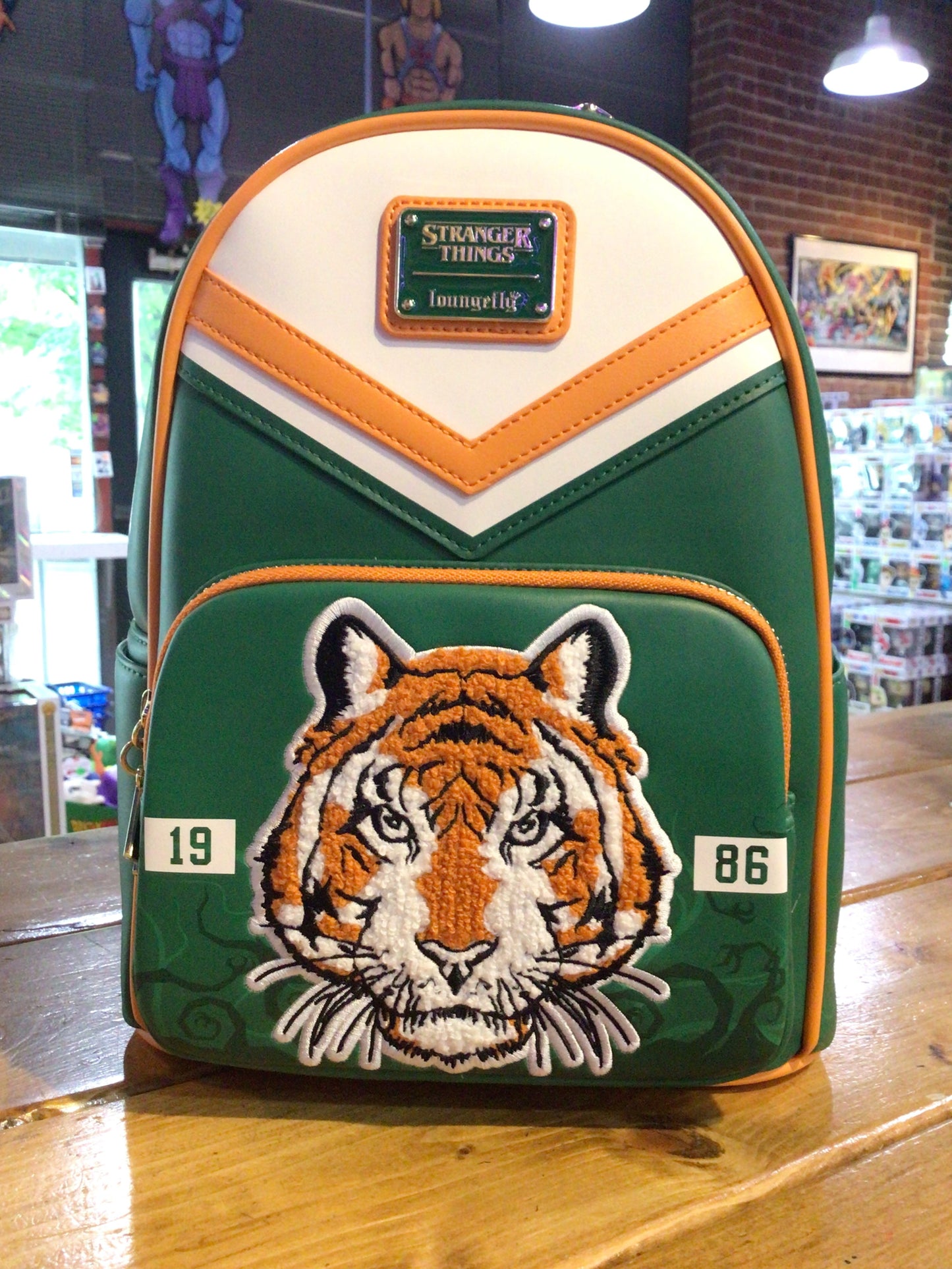 Stranger Things Hawkins High school Tigers Mini backpack by Loungefly