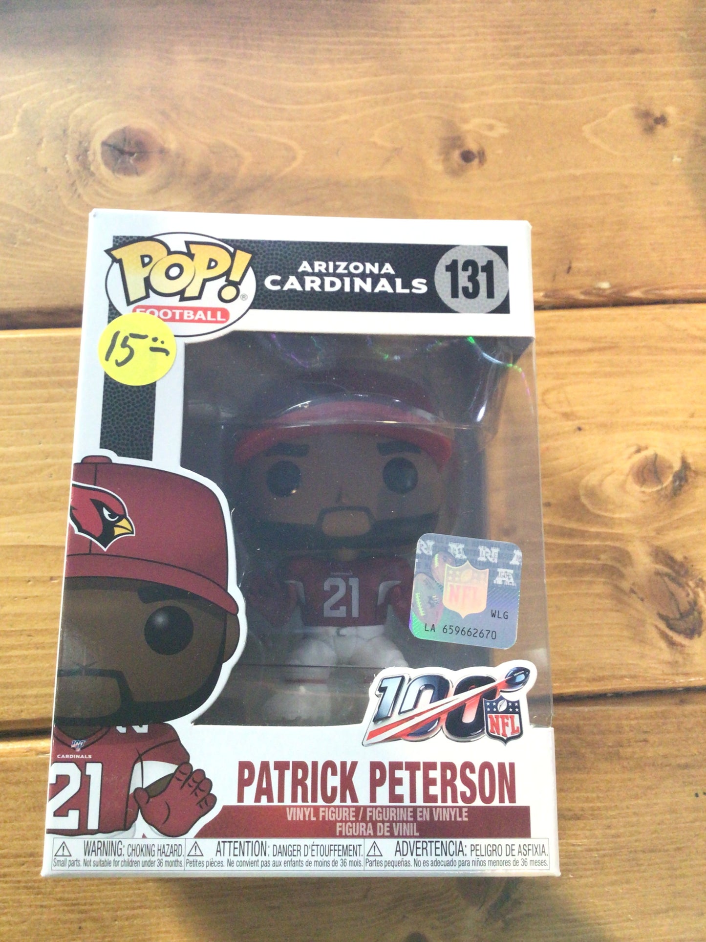 NFL Cardinals - Patrick Peteson #131 - Funko Pop! Vinyl Figure (sports)