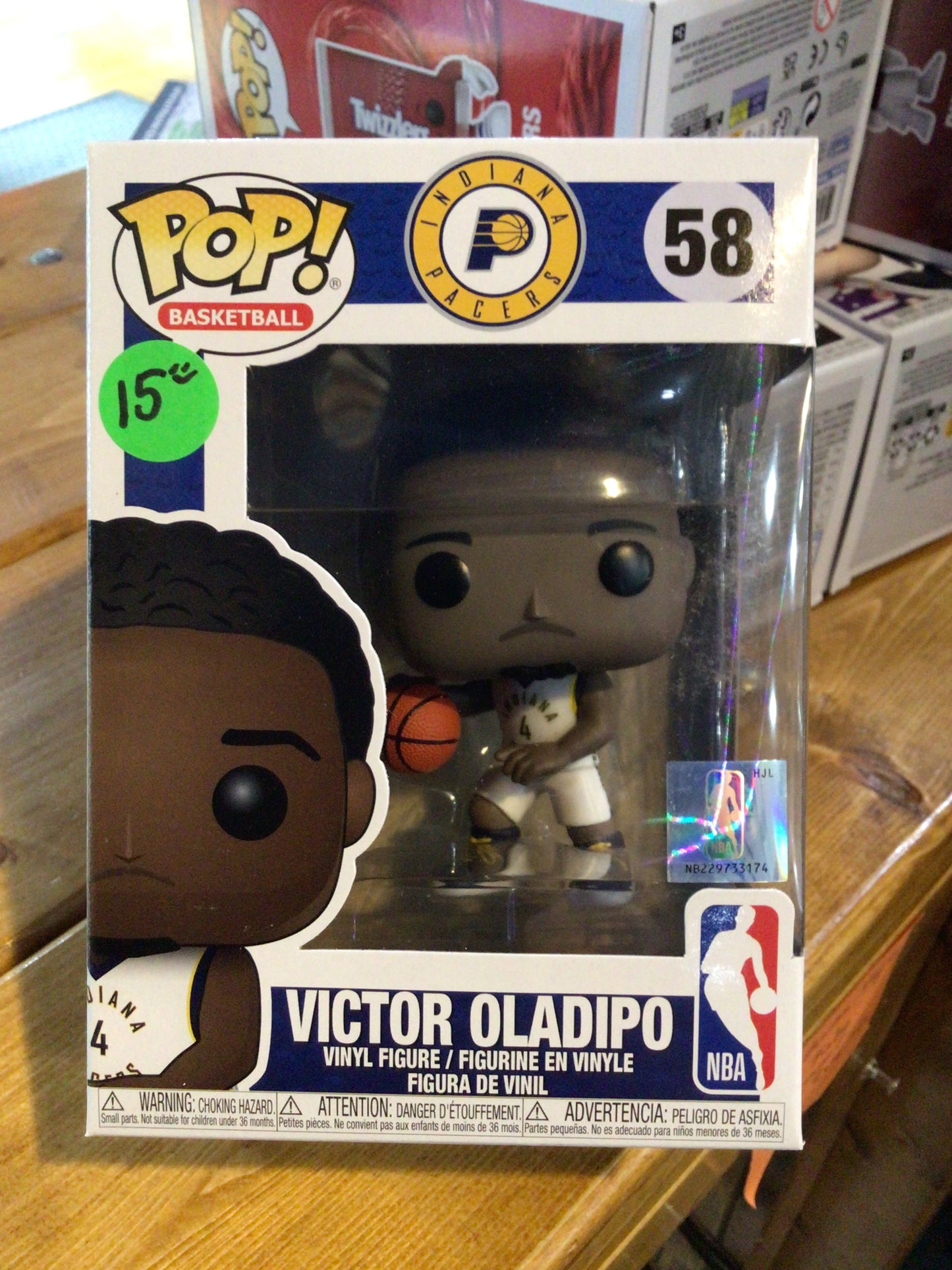NBA -Indiana Pacers - Victor Oladipo #58 - Funko Pop! Vinyl Figure (sports)