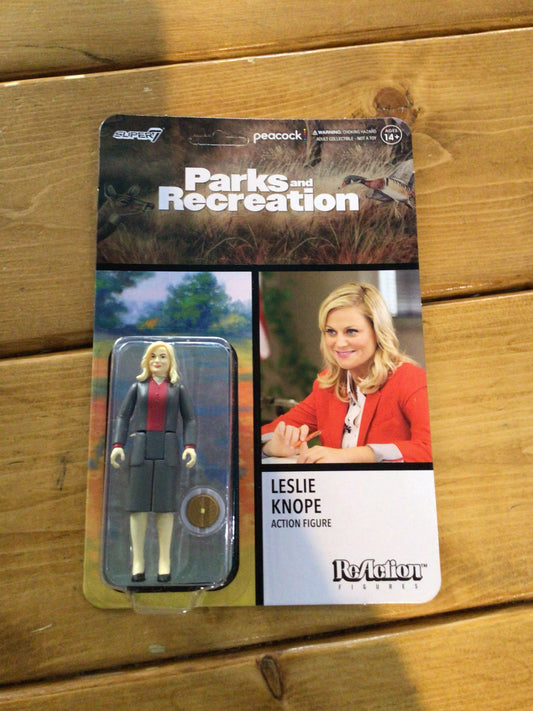 Super 7 - Parks and Rec REACTION FIGURE - Leslie Knope