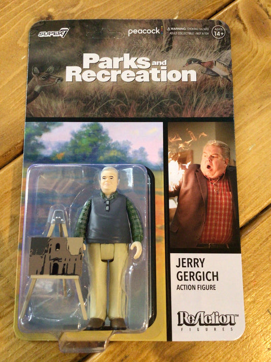 Super 7 - Parks and Rec REACTION FIGURE - Jerry Gergich