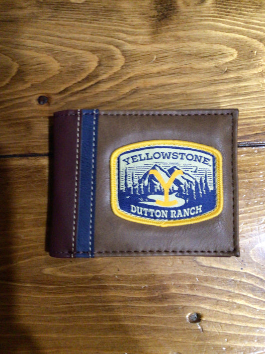 Bioworld Yellowstone Dutton ranch leather wallet