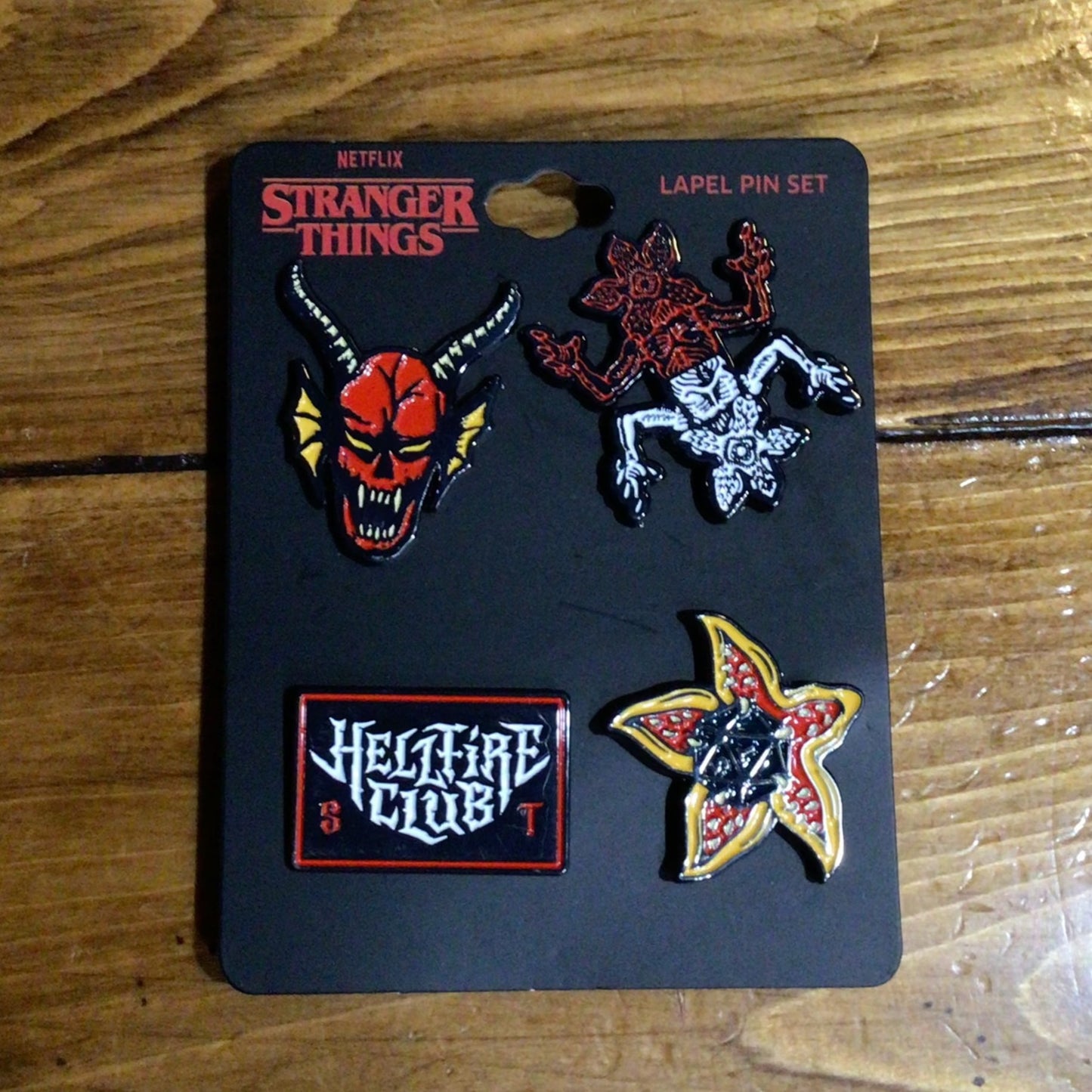 Bioworld Stranger Things Enamel Pin Set
