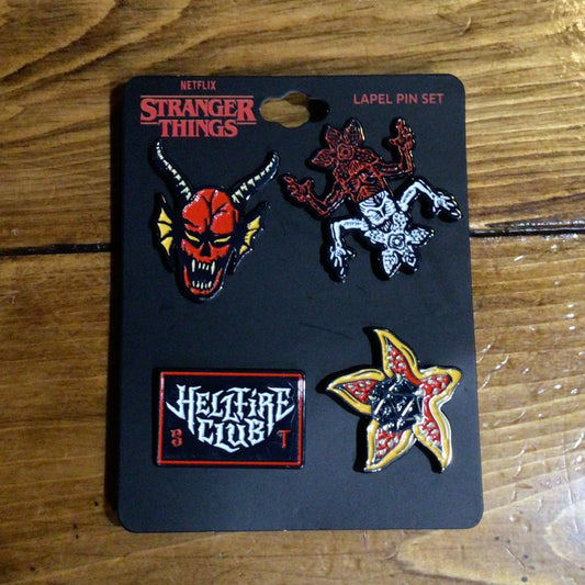 Bioworld Stranger Things Enamel Pin Set