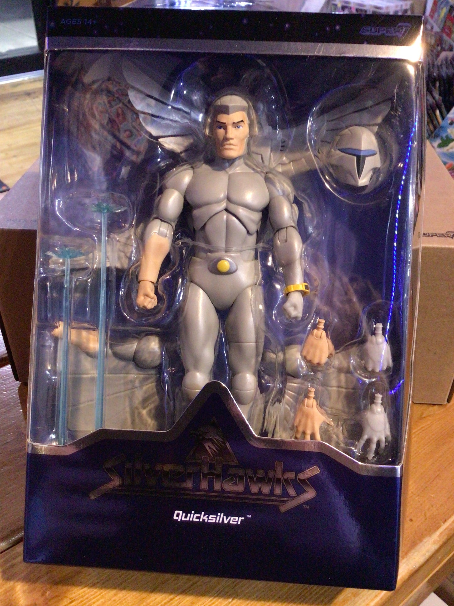 Silverhawks Quicksilver Super 7 Ultimates Action Figure