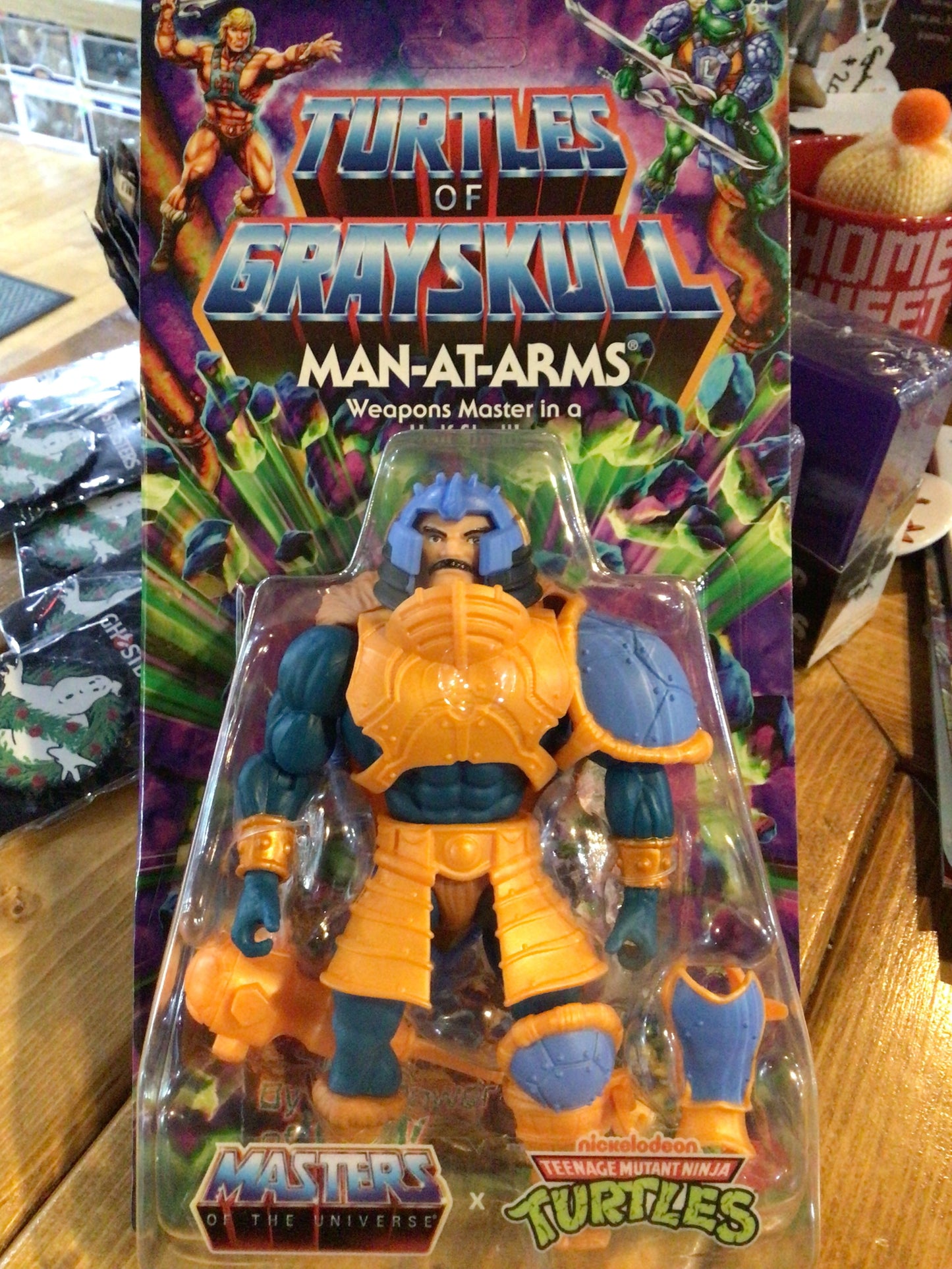Turtles of Grayskull - MOTU X TMNT -Man-at-Arms - Mattel retro Action Figure