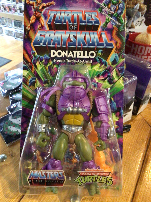 Turtles of Grayskull - MOTU X TMNT- Donatello - Mattel retro Action Figure