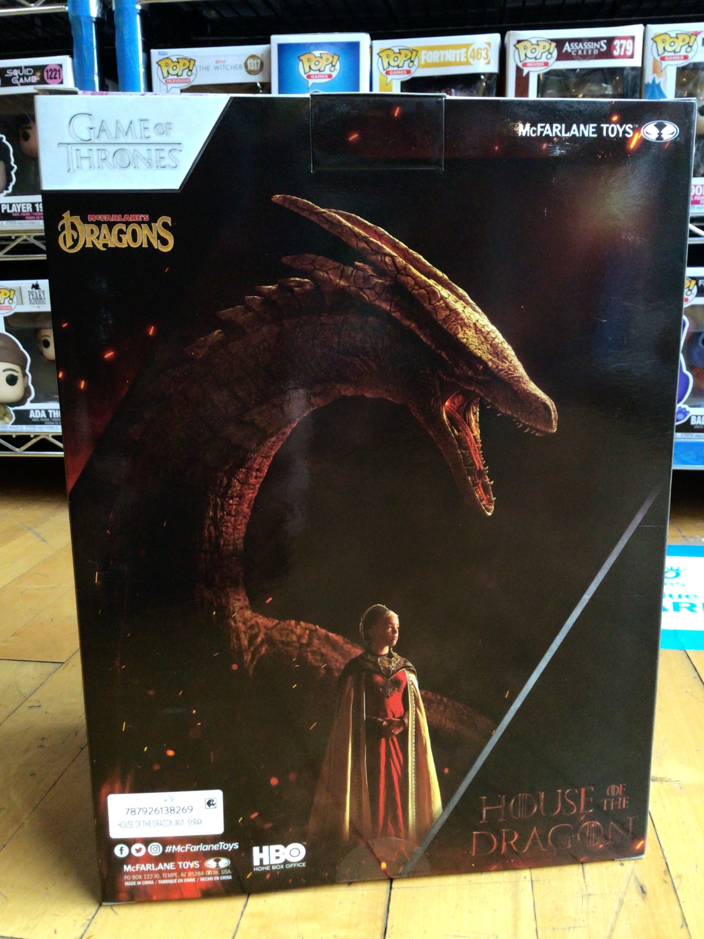 House of the Dragon PVC Statue Syrax 17 cm McFarlane Toys