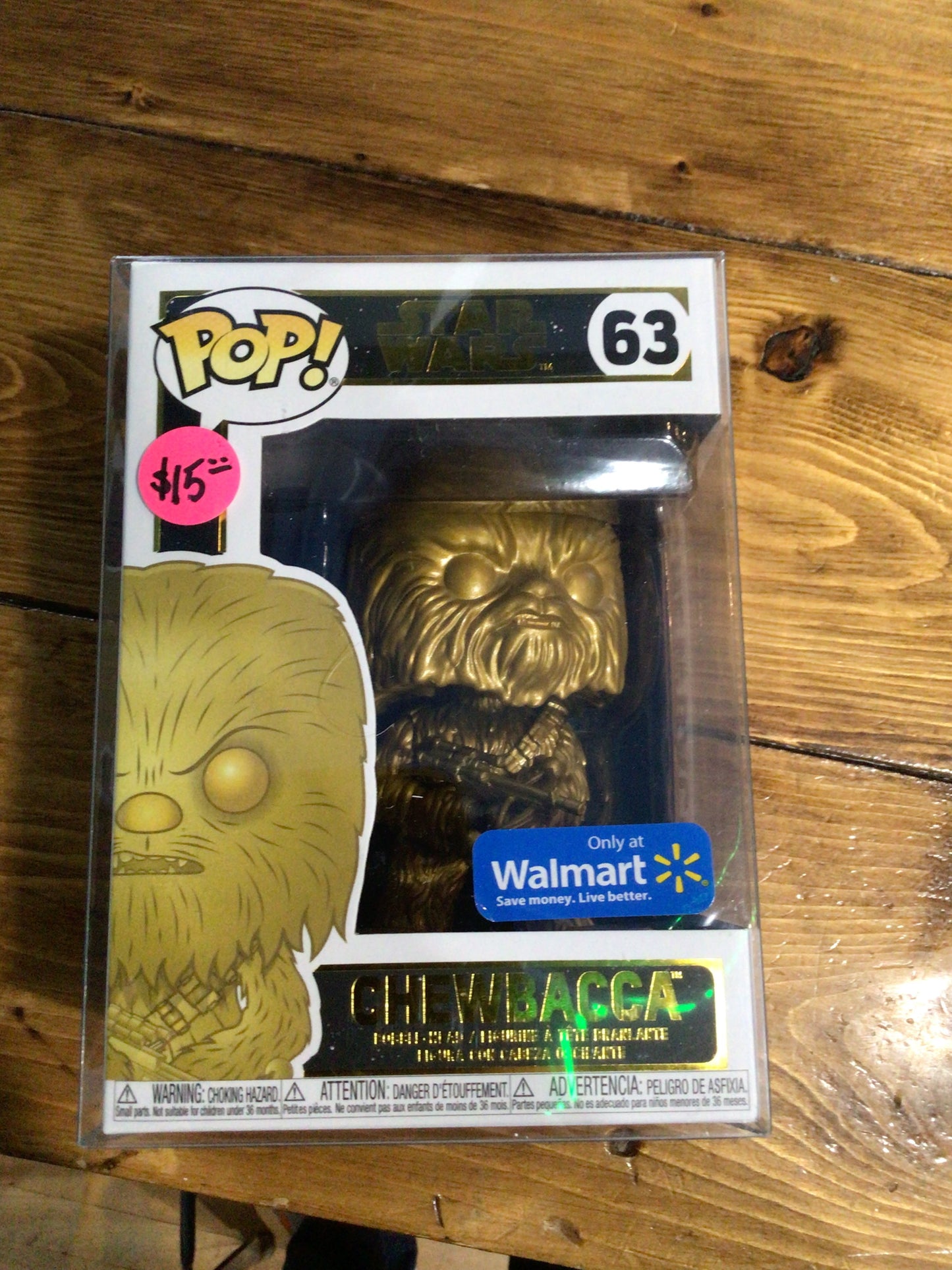 Star Wars Chewbacca #63 (Gold) exclusive Funko Pop! Vinyl figure