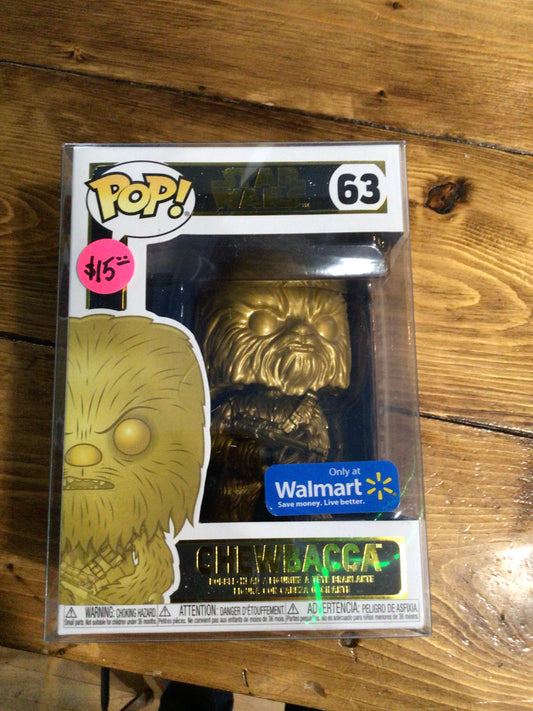 Star Wars Chewbacca #63 (Gold) exclusive Funko Pop! Vinyl figure
