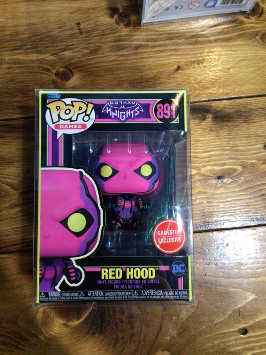 DC COMICS Games Gotham knights Red Hood blacklight exclusive Funko Pop! Vinyl figure