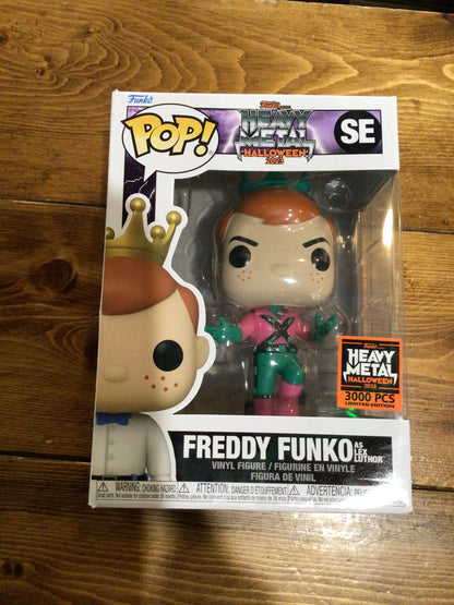 Freddy Funko as Lex Luthor (HMH 2023) eccc exclusive Pop! Vinyl Fig