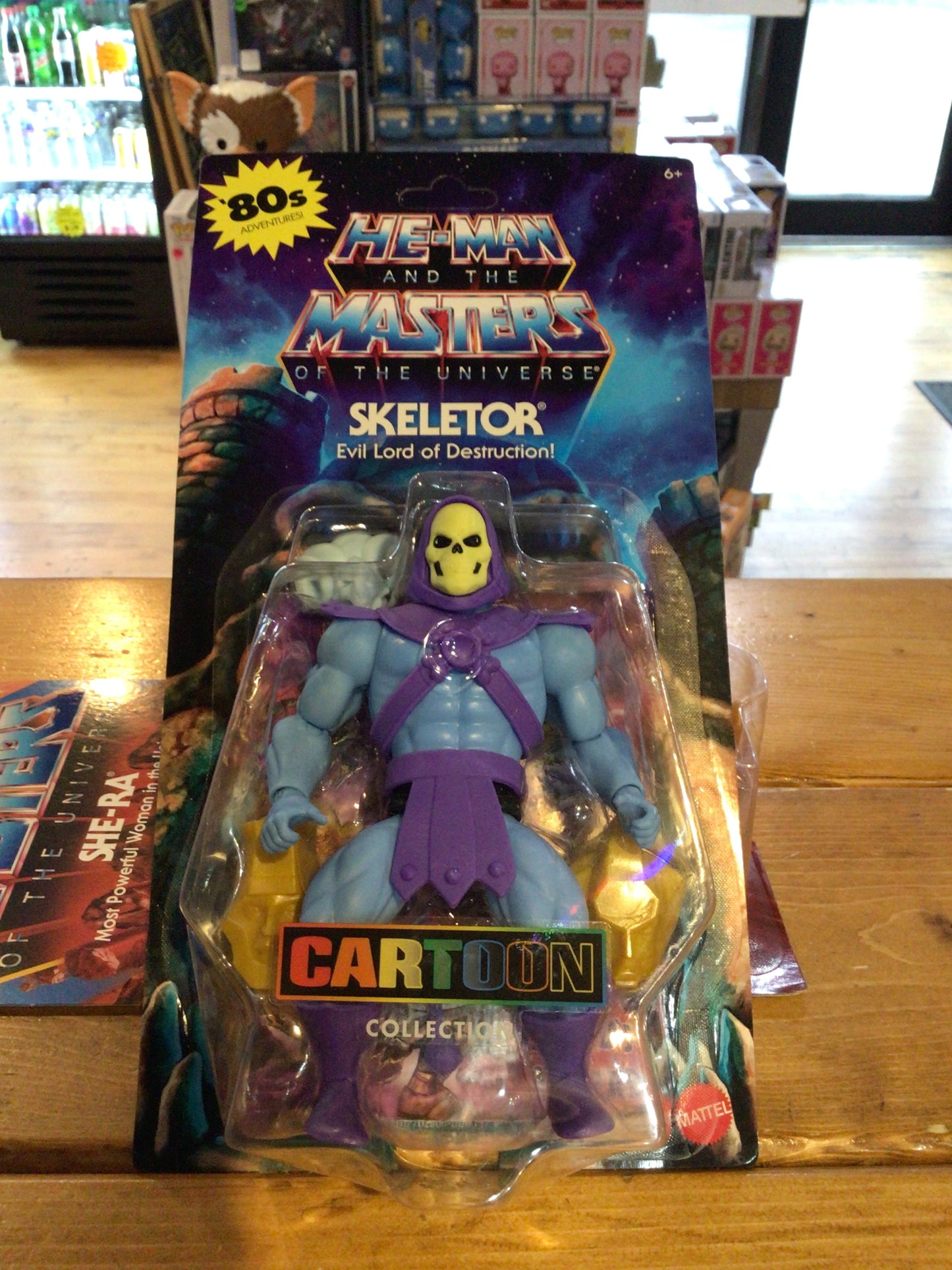 MOTU Masters of the Universe -Skeletor Mattel retro Action Figure- Cartoon collection