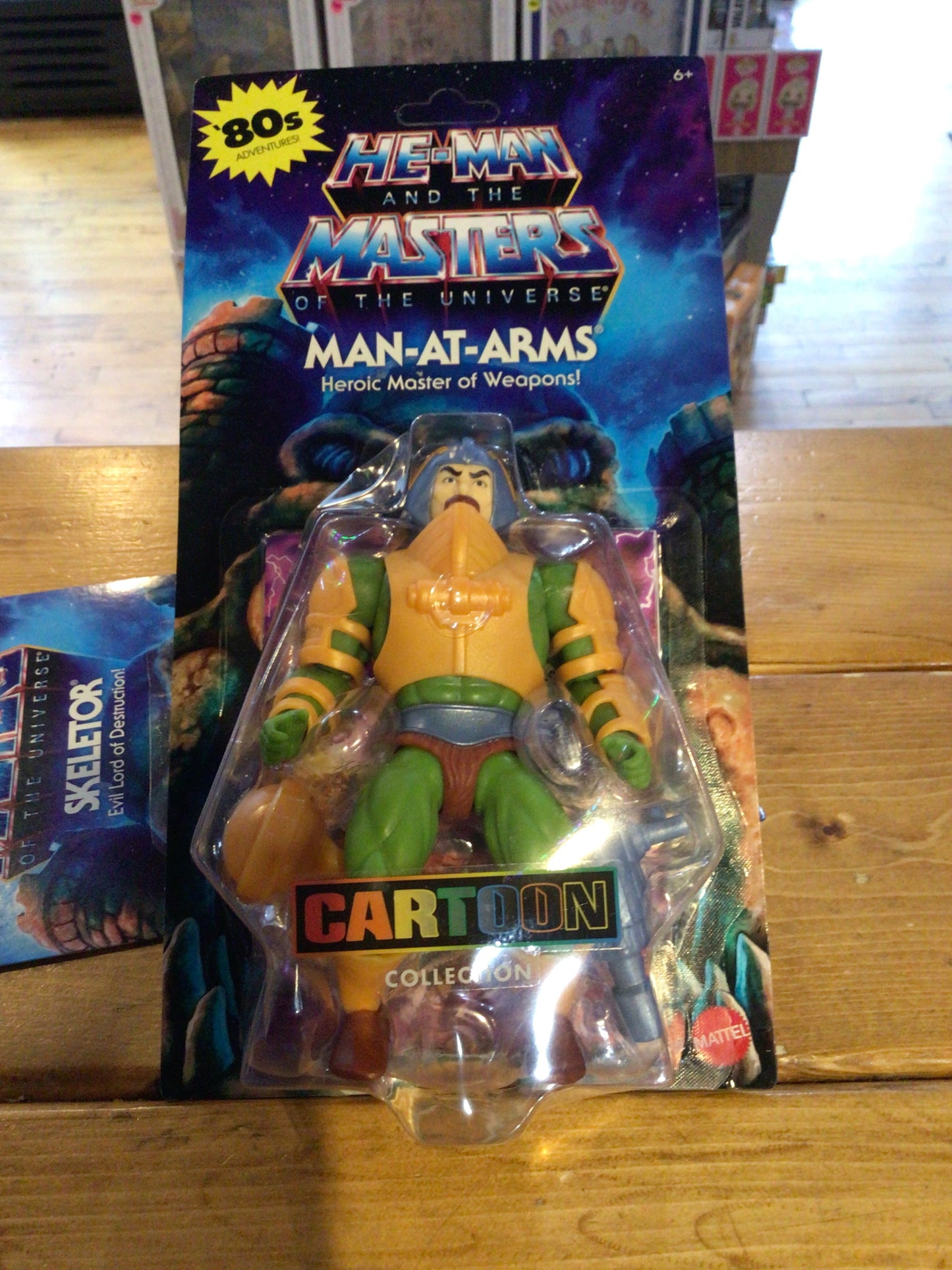 MOTU Masters of the Universe - Man-at-Arms Mattel retro Action Figure - Cartoon Collection