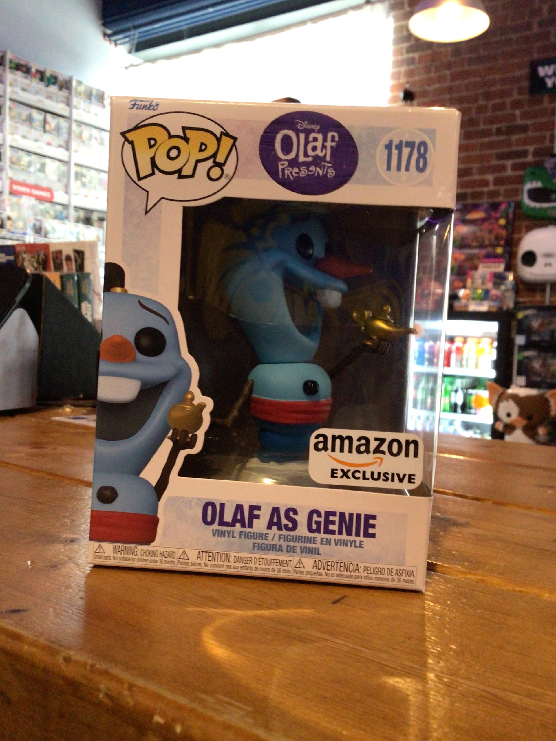 Disney: Olaf presents! Olaf as genie #1178 exclusive Funko Pop