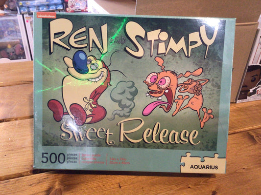 Aquarius Puzzle- Ren and Stimpy - 500 pieces GAMES