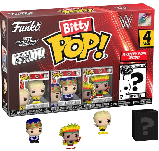 WWE bitty pop Dusty Rhodes set