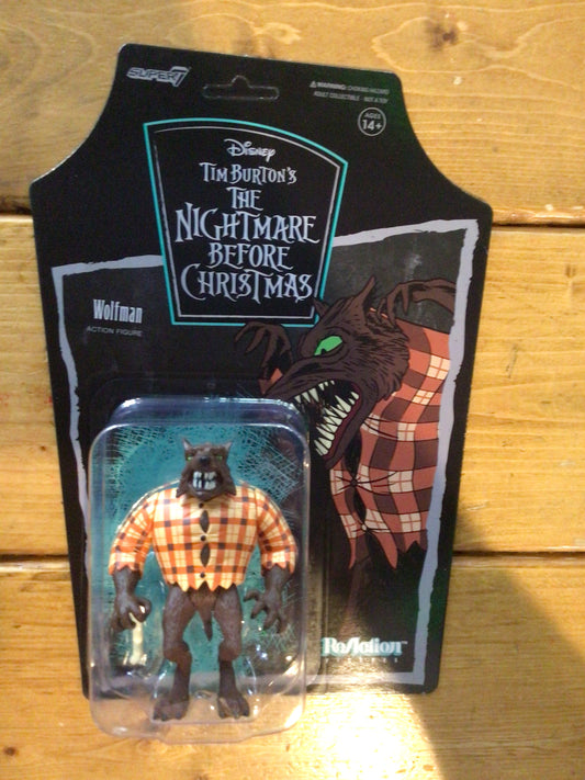 Disney - The Nightmare Before Christmas- The Wolf Man - ReAction Figure by Super7 (nbc