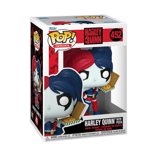 Harley Quinn with Pizza #452 - DC Comics - Funko Pop! Vinyl Figur