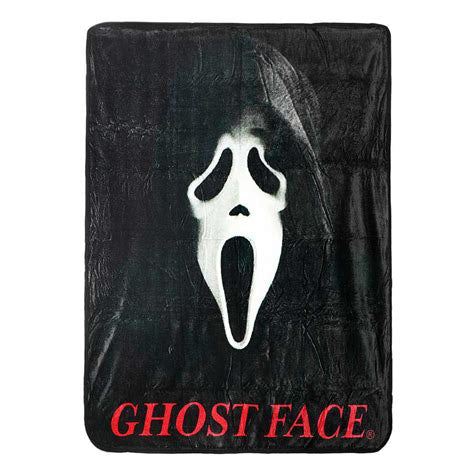 Scream Ghostface Fleece Throw Blanket bioworld
