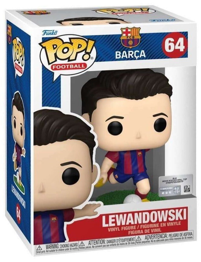 FC Barcelona - Lewandowski #64 - Funko Pop Vinyl Figure (Sports)