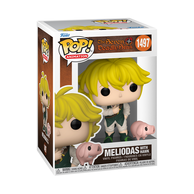 Seven Deadly Sins - Meliodas with Hawk 1497 - Funko Pop! Vinyl Figure anime