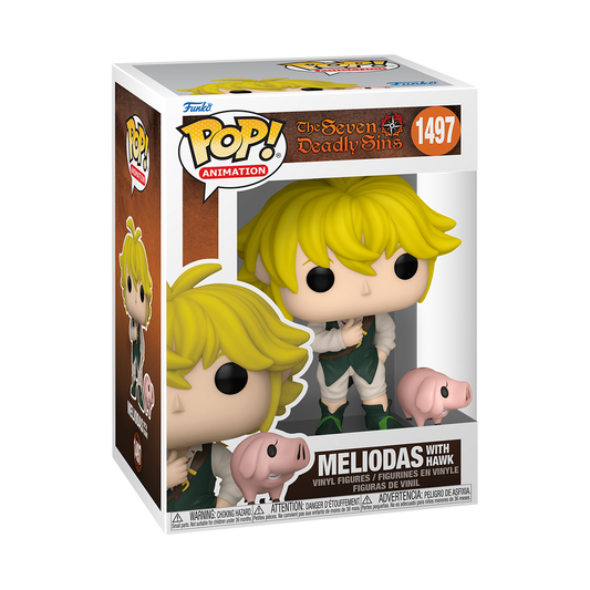 Seven Deadly Sins - Meliodas with Hawk 1497 - Funko Pop! Vinyl Figure anime