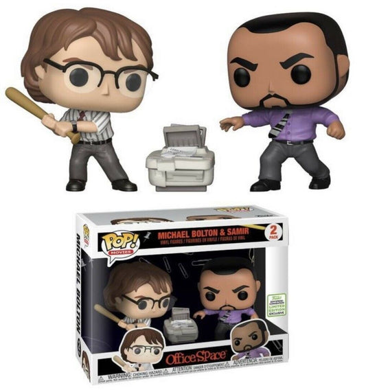 Office Space 2 pack Michael Bolton Samir exclusive Funko Pop! Vinyl Figure movies